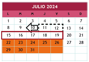 Calendario 2024-2025 CECyTEH