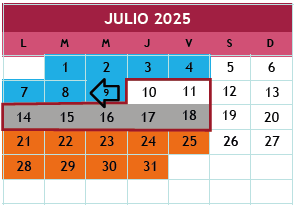 Calendario 2024-2025 CECyTEH