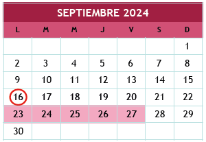 Calendario 2024-2025 CECyTEH