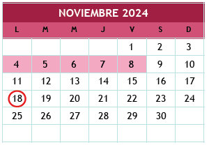 Calendario 2024-2025 CECyTEH