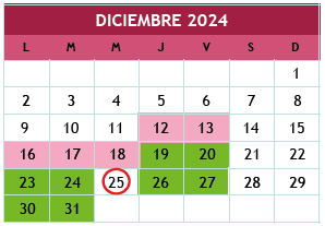 Calendario 2024-2025 CECyTEH