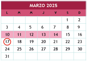 Calendario 2024-2025 CECyTEH